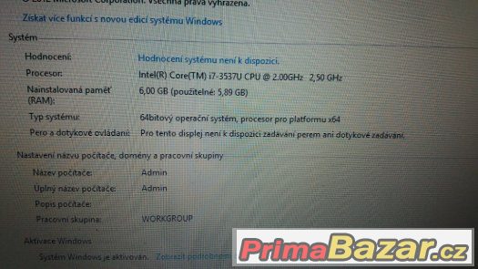 Prodám Notebook Asus X550C – fotografie 2
