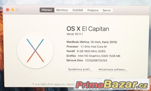 Macbook 12, 8GB RAM, 256GB SSD – fotografie 2