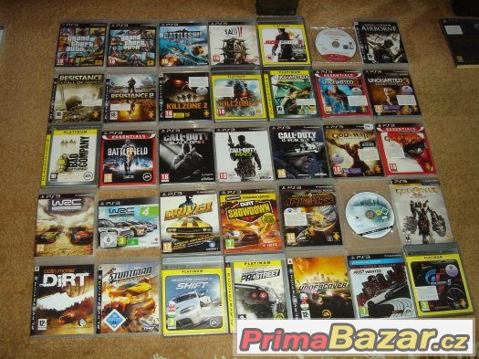 Prodám asi sto kusů her na PS3  +  zánovní PS3 Slim – fotografie 1