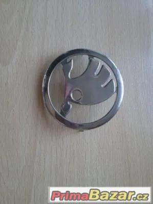 Prodám lesklé nerez logo Škoda