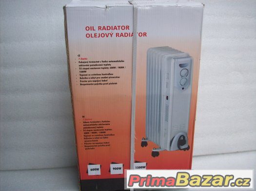 Olejový radiátor NOVÝ. – fotografie 5