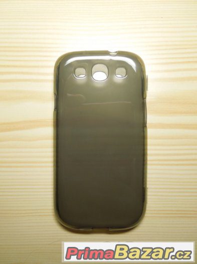 Šedé silikonové flipové pouzdro na Samsung Galaxy S3 (i Neo) – fotografie 3