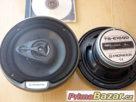 Pioneer repro do auta kulaté 16 cm, výkonné – fotografie 1