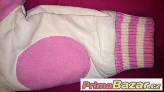 č.214 - Bunda růžovobílá H&M vel.68-74 – fotografie 5