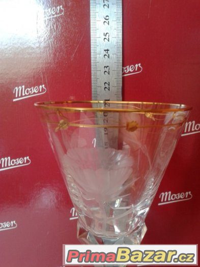 Sklenice na víno zn.Paula 7003 /130ml - Moser Karl.Vary – fotografie 3