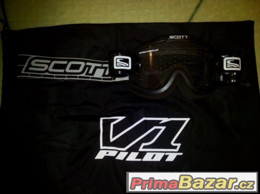 Přilba FOX Racing v1 vel.M, Brýle Scott – fotografie 5