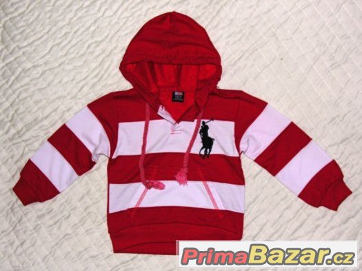 274 - Ralph Lauren POLO klokánka s kapucí - vel. 3 roky – fotografie 1