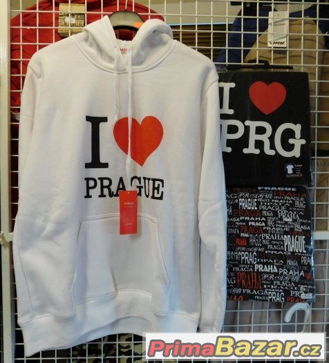 Mikina i love prague plus dvě trika vel. XXL – fotografie 1