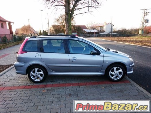Peugeot 206 SW 1.6 16V - 80kW, serviska, ALU, 1. majitel – fotografie 5