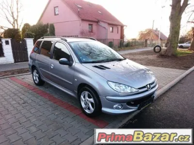 Peugeot 206 SW 1.6 16V - 80kW, serviska, ALU, 1. majitel