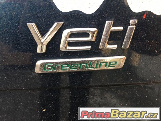 Škoda YETI 1.6 TDI 77kw GreenLine SUPER VÝBAVA – fotografie 3