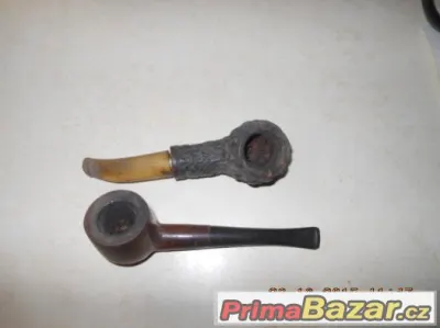 2x DÝMKA STARA+ 3x VELMI STARÝ OBRÁZEK-SKLO