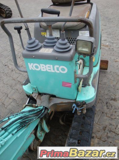 Pásový bagr KOBELCO SK007, minirypadlo, podkop – fotografie 2