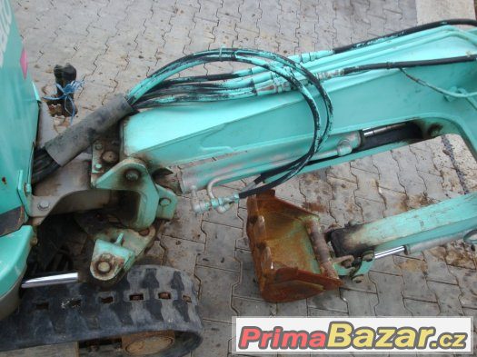 Pásový bagr KOBELCO SK007, minirypadlo, podkop – fotografie 4