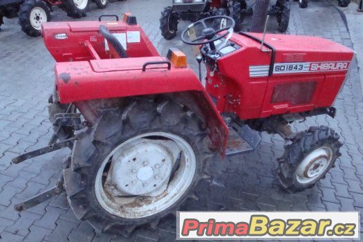 Japonský traktor SHIBAURA SD1843, 18 Hp, 4x4 – fotografie 4