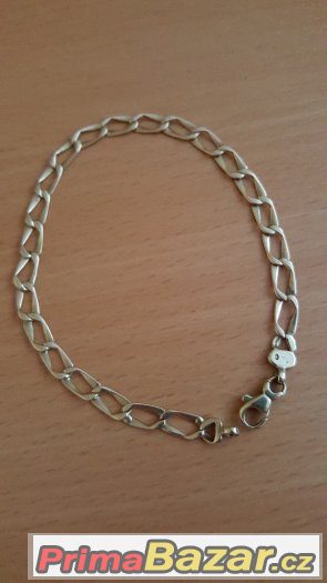 Zlatý náramek 14.k 6.13g – fotografie 1