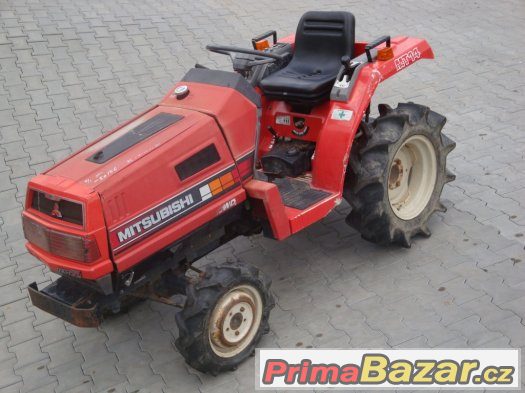 Malotraktor MITSUBISHI MT-14, 14 Hp, 4x4 s rotavátorem – fotografie 1