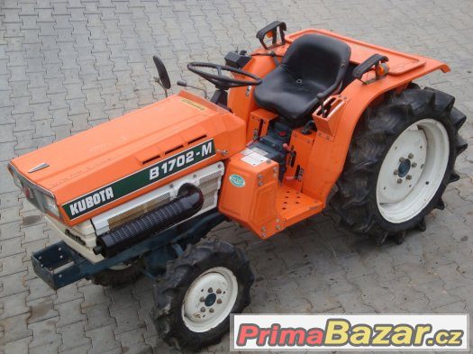 Malotraktor KUBOTA B1702M, 17 Hp, 4x4, tříválec – fotografie 1