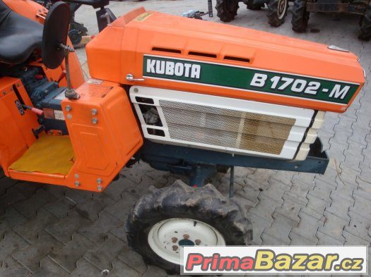 Malotraktor KUBOTA B1702M, 17 Hp, 4x4, tříválec – fotografie 5