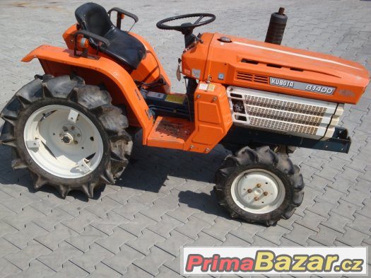 Traktor KUBOTA B1400 DT s výkonem 14 Hp , 4x4, tříválec – fotografie 1
