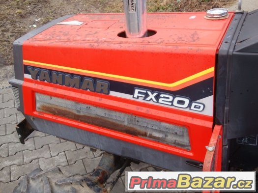 Traktor Yanmar FX20D, výkon 20 Hp, automat, 4x4, tříválec – fotografie 4