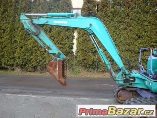 Bagr KOMATSU PC-12, pásové rypadlo 1200 kg, velmi dobrý stav – fotografie 4