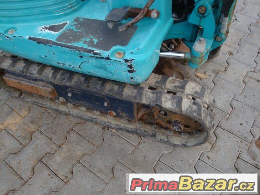 Pásové minirypadlo Kubota k005, minibagr 500kg, podkop – fotografie 4