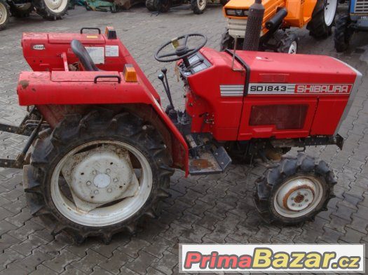 Malotraktor SHIBAURA SD1843, 18 Hp, 4x4 – fotografie 4