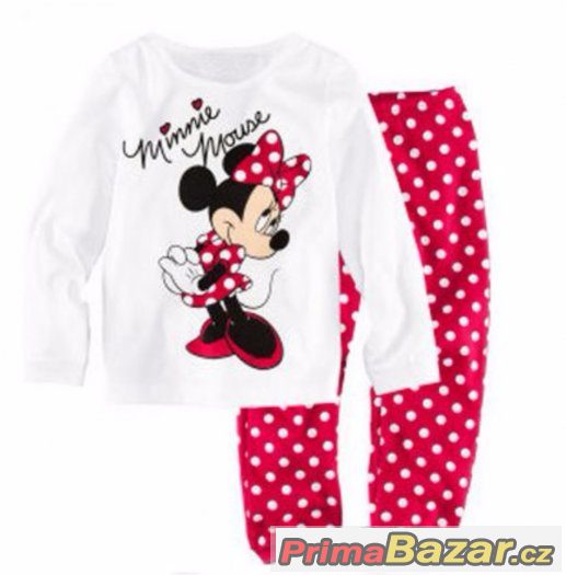Pyžamo Minnie mouse červené – fotografie 1