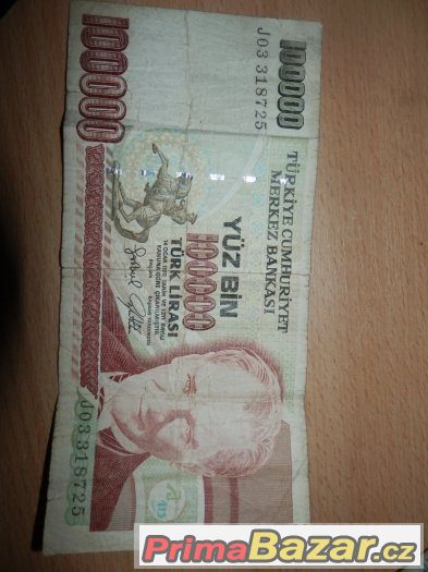 TURECKO - P206 - L.1970 (1997) - 100000 LIRA – fotografie 1
