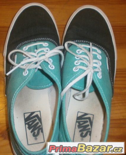 VANS original vel.39 šedo-zelené NOVÉ – fotografie 1