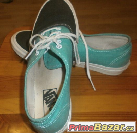VANS original vel.39 šedo-zelené NOVÉ – fotografie 2