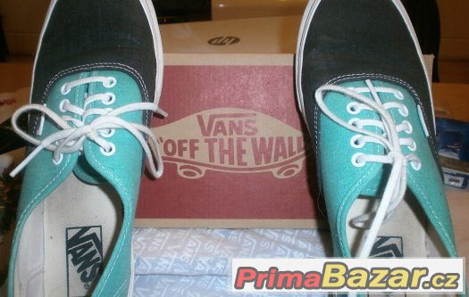 VANS original vel.39 šedo-zelené NOVÉ – fotografie 3