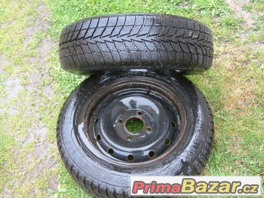 2x zimní pneu Matador 13" + 4x plech. disk – fotografie 1