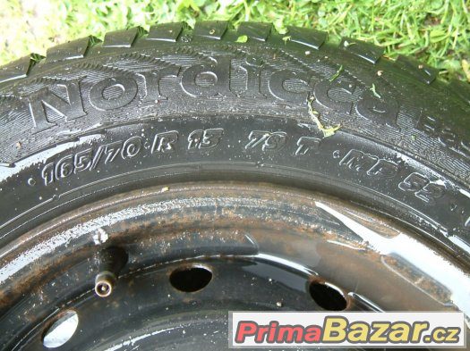 2x zimní pneu Matador 13" + 4x plech. disk – fotografie 3