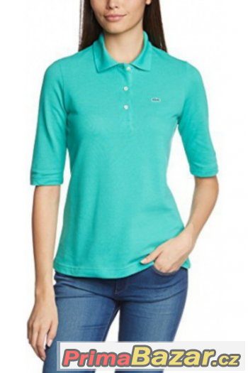 Lacoste Polo dámské triko tyrkys v.36-S PC 1790kč – fotografie 4