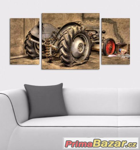 Obraz - TRAKTOR MŮJ NEJMILEJŠÍ - velikost 120x60 cm – fotografie 1