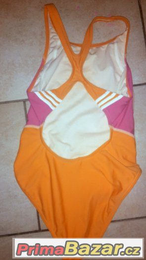 Dívčí značkové plavky Adidas. orig v. 140-146, používané – fotografie 3