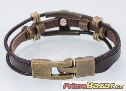 Moderní kožený náramek /20cm/ – fotografie 2