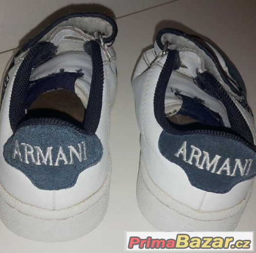 Značkové botasky Armani.orig  23-24+bunda, svetr 110 – fotografie 4