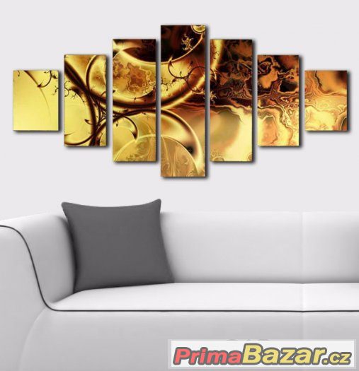 Velký obraz - sedmidílný - ROMANTICKÝ - 210x100 cm – fotografie 1