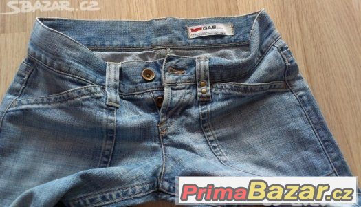 7/8 značkové GAS jeans orig. v. 26-27 – fotografie 2