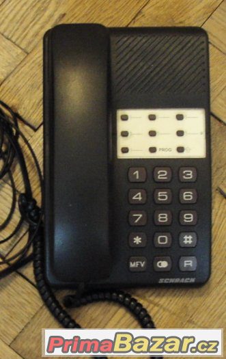 Stolní telefon Schrack Dialog A140 SW černý – fotografie 1