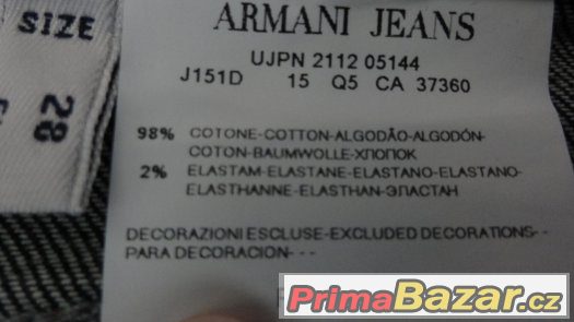 Luxusní dámské jeans/ džíny zn. Armani jeans – fotografie 4