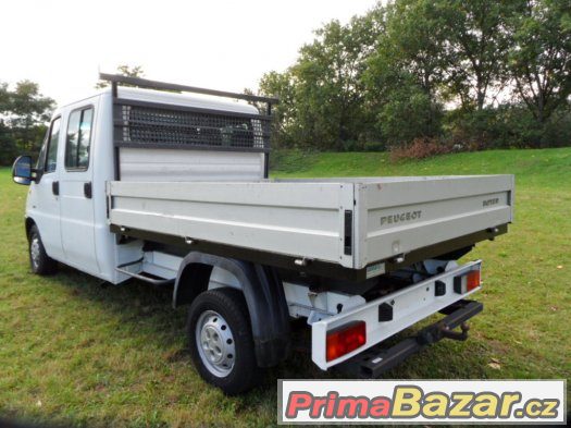 Peugeot Boxer 2.2 HDi valník-7 míst,klima,serviska,TOP – fotografie 4