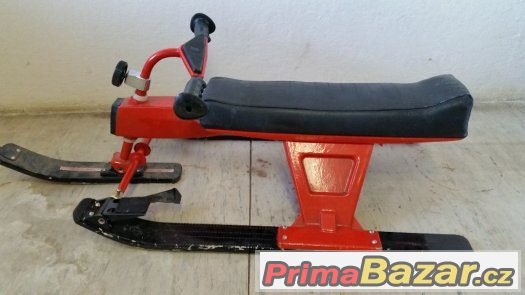 Prodám dětský skibob, kovový velmi kvalitní a málo použitý. – fotografie 1