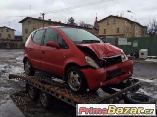 Mercedes A140 1998 polocabriolet asi spatny i motor – fotografie 1