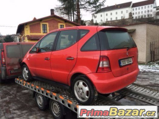 Mercedes A140 1998 polocabriolet asi spatny i motor – fotografie 3