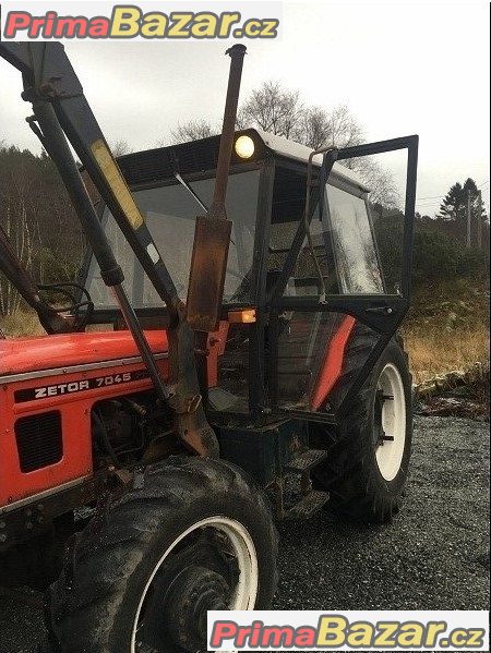 Traktor Zetor 70/54 + čelní nakladač - PROFESIONÁLNÍ STROJ ! – fotografie 3