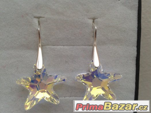 Stříbrný set se Swarovski mořskou hnězdou, nový – fotografie 2